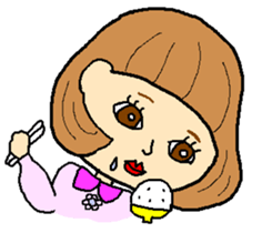 Stylish Haruko. sticker #4275584