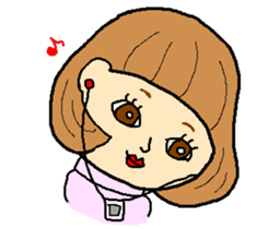 Stylish Haruko. sticker #4275587