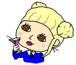 Stylish Haruko. sticker #4275593