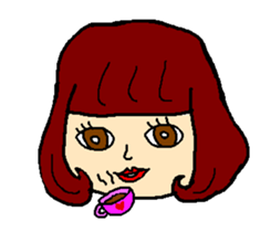 Stylish Haruko. sticker #4275598