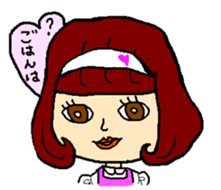 Stylish Haruko. sticker #4275601