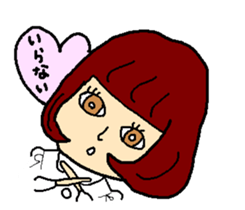 Stylish Haruko. sticker #4275603