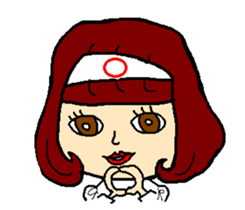 Stylish Haruko. sticker #4275604