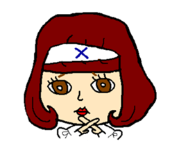 Stylish Haruko. sticker #4275605