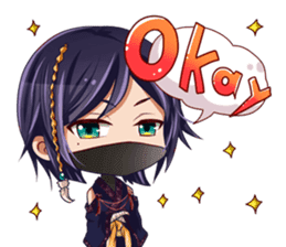 Cute Ninja - Japanese Anime sticker #4276013