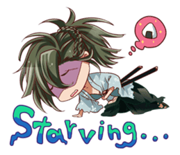 Cute Ninja - Japanese Anime sticker #4276015