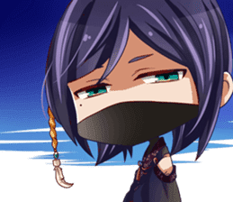 Cute Ninja - Japanese Anime sticker #4276019