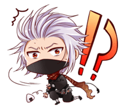 Cute Ninja - Japanese Anime sticker #4276020