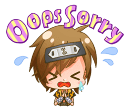 Cute Ninja - Japanese Anime sticker #4276029