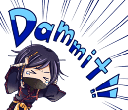 Cute Ninja - Japanese Anime sticker #4276030
