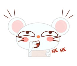Mosi the little mouse sticker #4276053