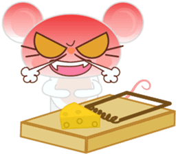 Mosi the little mouse sticker #4276059