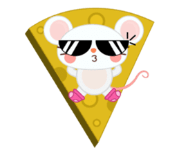 Mosi the little mouse sticker #4276060