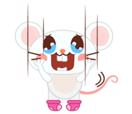 Mosi the little mouse sticker #4276061