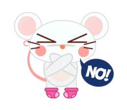 Mosi the little mouse sticker #4276063