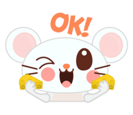 Mosi the little mouse sticker #4276064