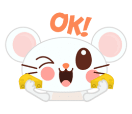Mosi the little mouse sticker #4276064