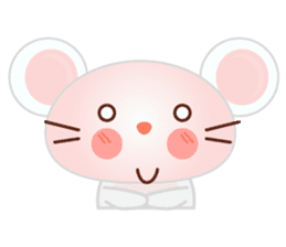 Mosi the little mouse sticker #4276067