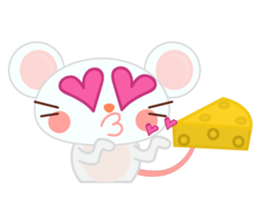 Mosi the little mouse sticker #4276068