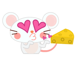 Mosi the little mouse sticker #4276068