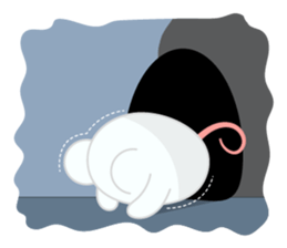 Mosi the little mouse sticker #4276071