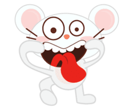 Mosi the little mouse sticker #4276074