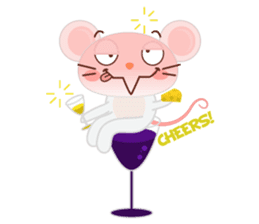 Mosi the little mouse sticker #4276075
