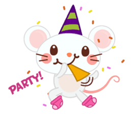 Mosi the little mouse sticker #4276081