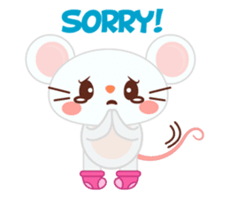 Mosi the little mouse sticker #4276082