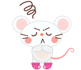 Mosi the little mouse sticker #4276086
