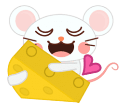 Mosi the little mouse sticker #4276087