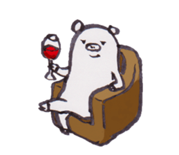 Bear Bear Bear and pig sticker #4276476