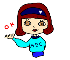 Stylish Haruko2 sticker #4277822