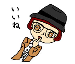 Stylish Haruko2 sticker #4277842