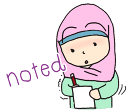 Zara Hijab sticker #4277865