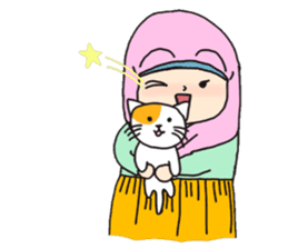 Zara Hijab sticker #4277870