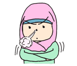 Zara Hijab sticker #4277873