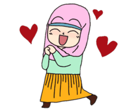 Zara Hijab sticker #4277874