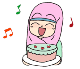 Zara Hijab sticker #4277880