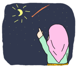 Zara Hijab sticker #4277885
