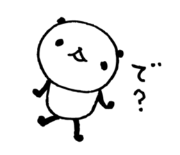 Every day of a panda30 sticker #4278024