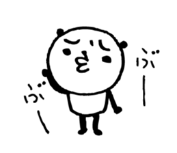 Every day of a panda30 sticker #4278038