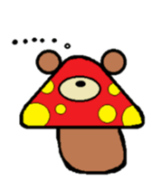 It may be mushroom. sticker #4278088