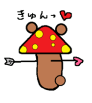 It may be mushroom. sticker #4278115