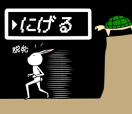 positive rabbit negative rabbit sticker #4278212