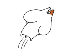 Greedy hamster sticker #4278693