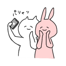 Lazy cat idle away sticker #4278775