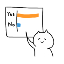 Lazy cat idle away sticker #4278804