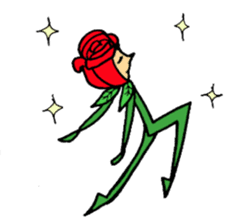 The rose gentleman sticker #4279157