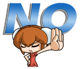 interesting Chinese girl sticker #4279256